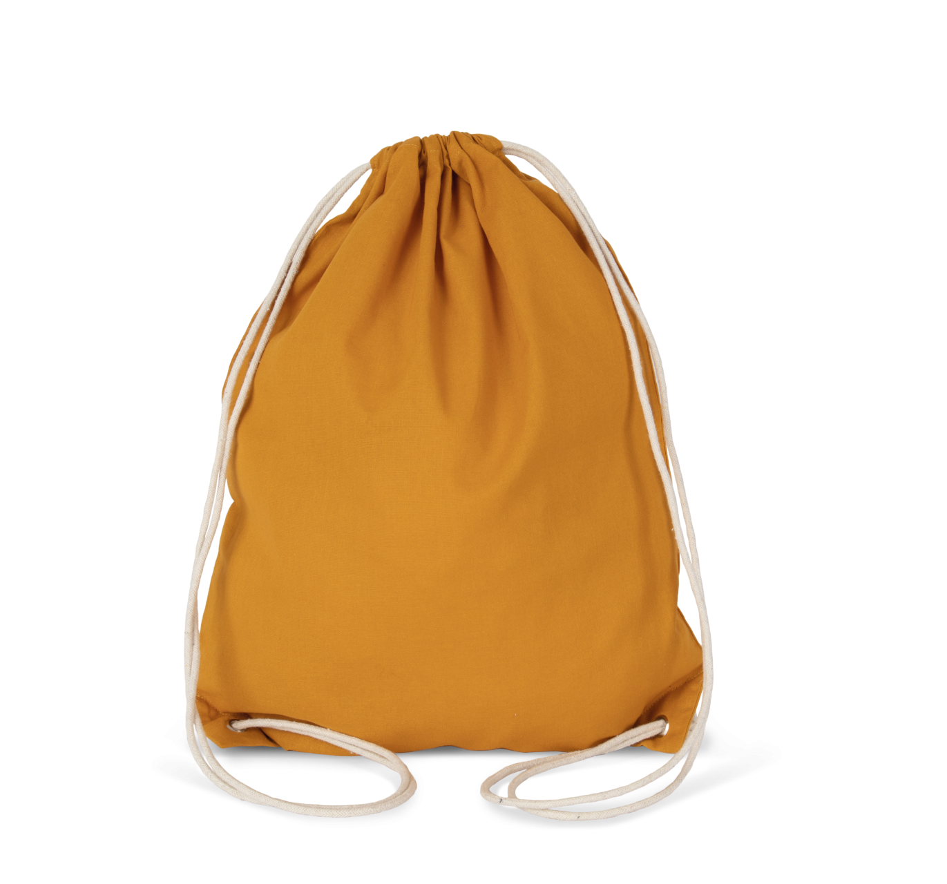 COTTON DRAWSTRING BACKPACK - Curcuma - Main