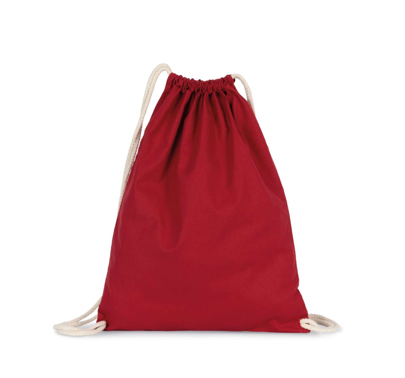 ORGANIC COTTON BACKPACK WITH DRAWSTRING CARRY HANDLES - Navy Blue - Additional
