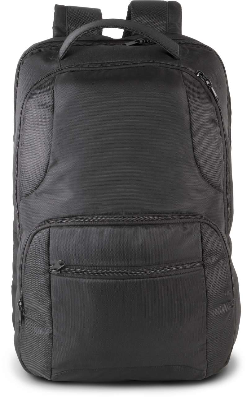BUSINESS LAPTOP BACKPACK - Black/Black - colorimageurl