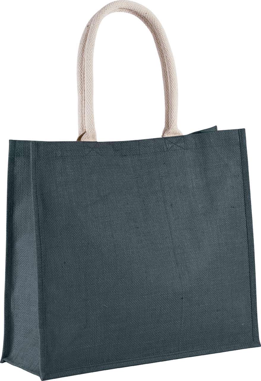 JUTE BEACH BAG - Midnight Blue - Main