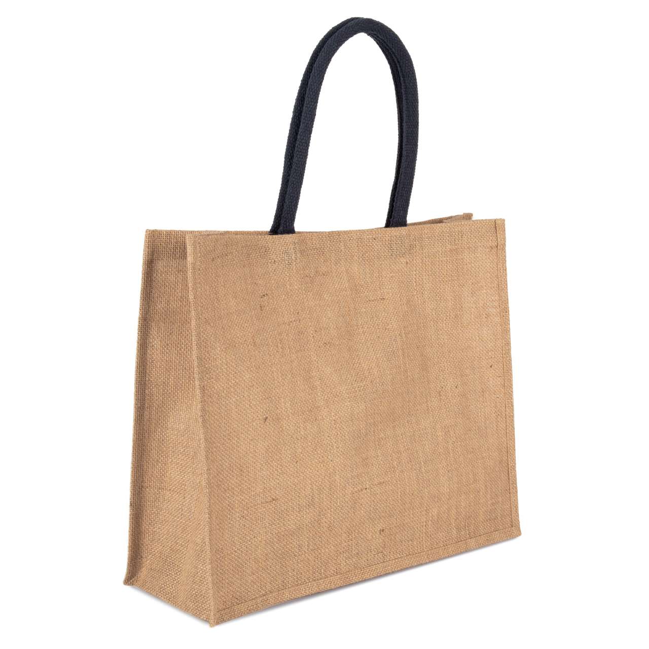 JUTE BEACH BAG - Natural/Navy - Additional