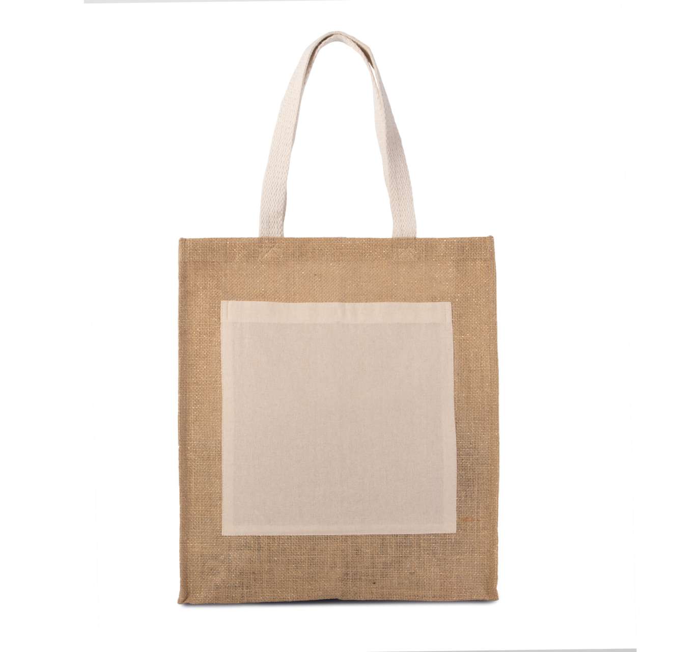 JUTE SHOPPER BAG - Natural/Gold - Main
