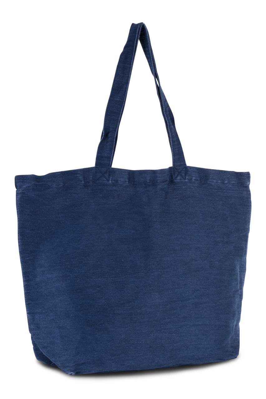 LARGE LINED JUCO BAG - Washed Midnight Blue - Model