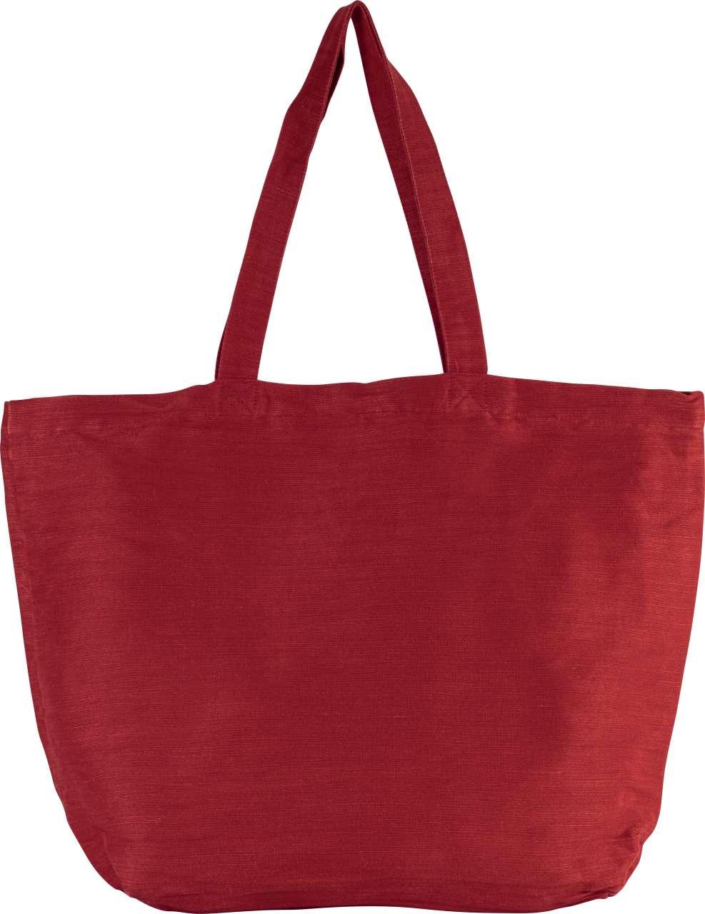 LARGE LINED JUCO BAG - Washed Crimson Red - Main