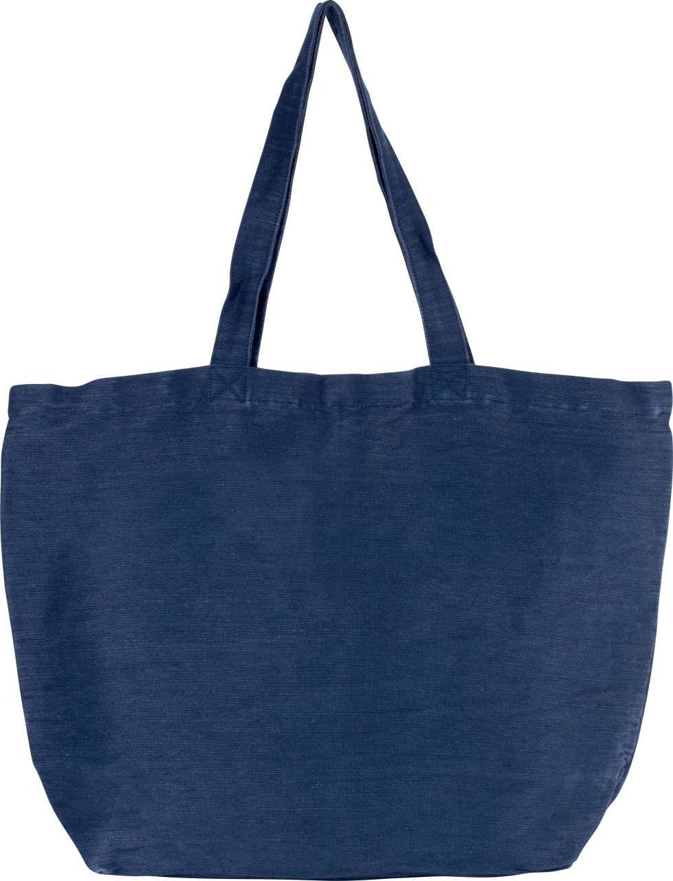 LARGE LINED JUCO BAG - Washed Midnight Blue - Main