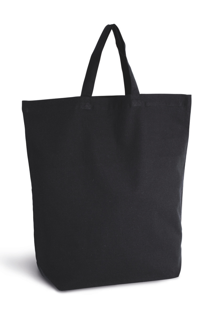 COTTON SHOPPER BAG - White - Model