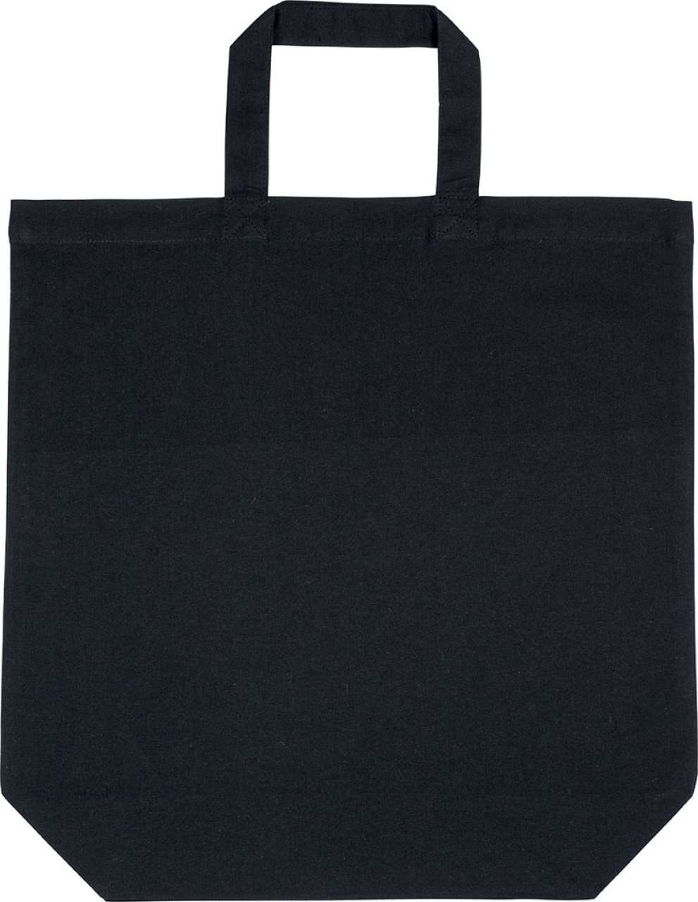 COTTON SHOPPER BAG - Black - Additional