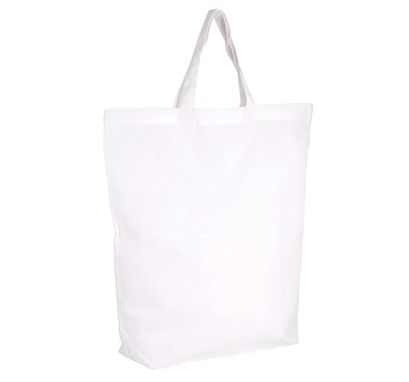COTTON SHOPPER BAG - White - Main