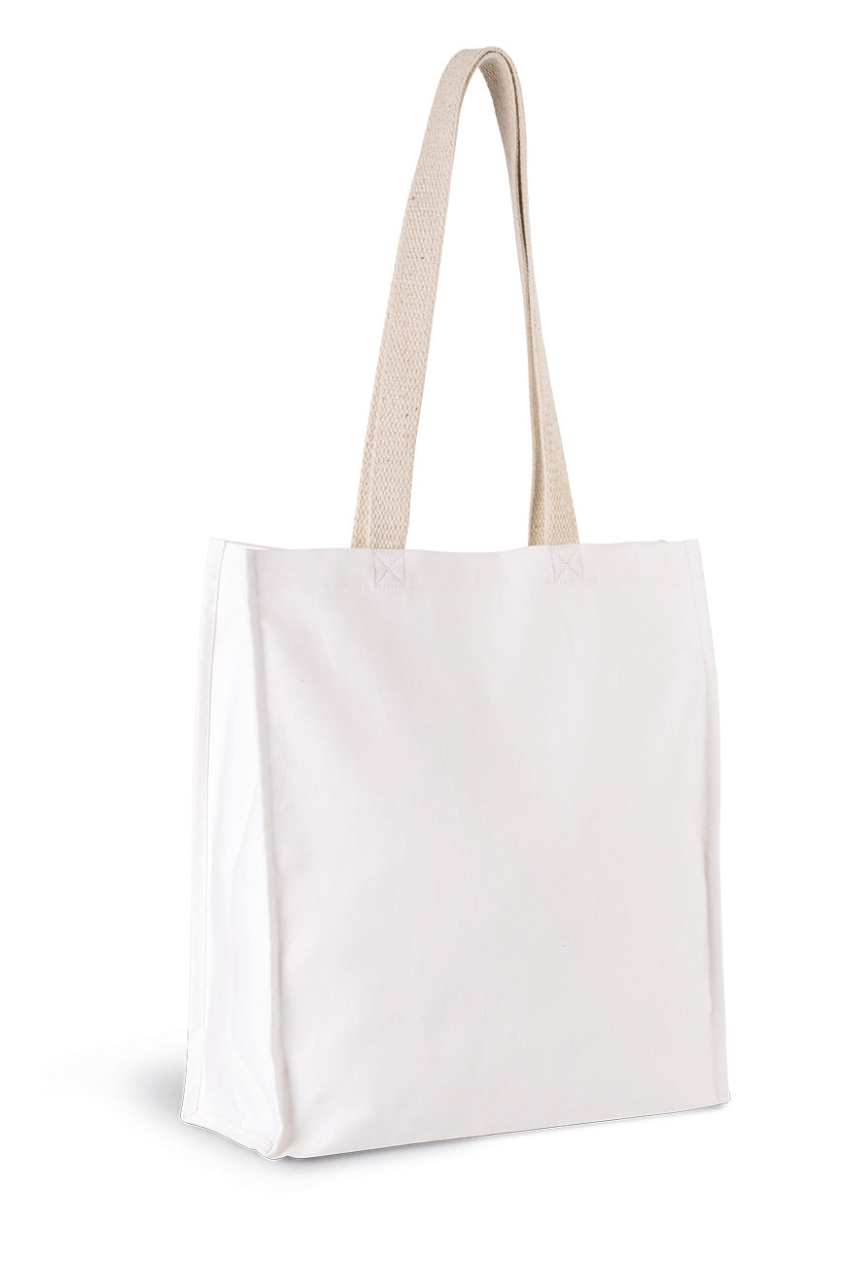 TOTE BAG WITH GUSSET - Black - Model