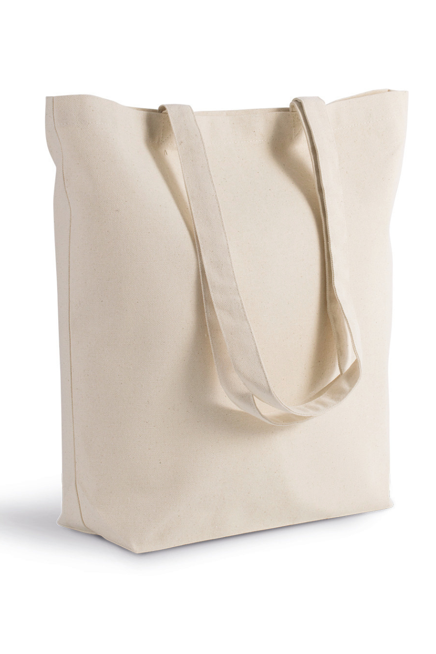 ORGANIC COTTON TOTE BAG - Natural - Model