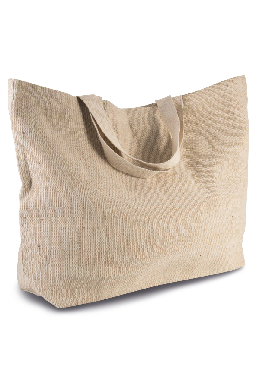RUSTIC JUCO LARGE HOLD-ALL SHOPPER BAG - Rustic Natural - modelimageurl