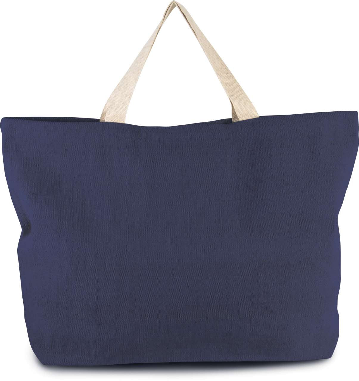 RUSTIC JUCO LARGE HOLD-ALL SHOPPER BAG - Patriot Blue - colorimageurl