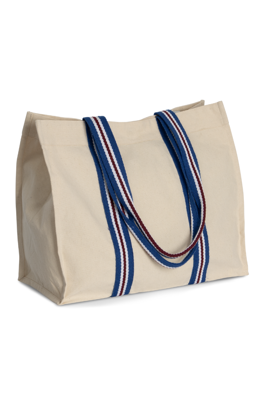 FASHION SHOPPING BAG IN ORGANIC COTTON - Natural - modelimageurl