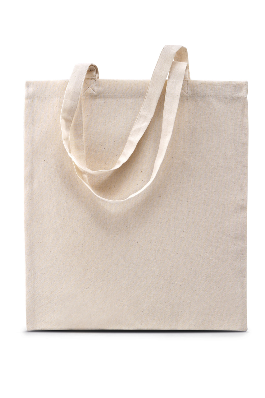 ORGANIC COTTON SHOPPING BAG - Black - Model
