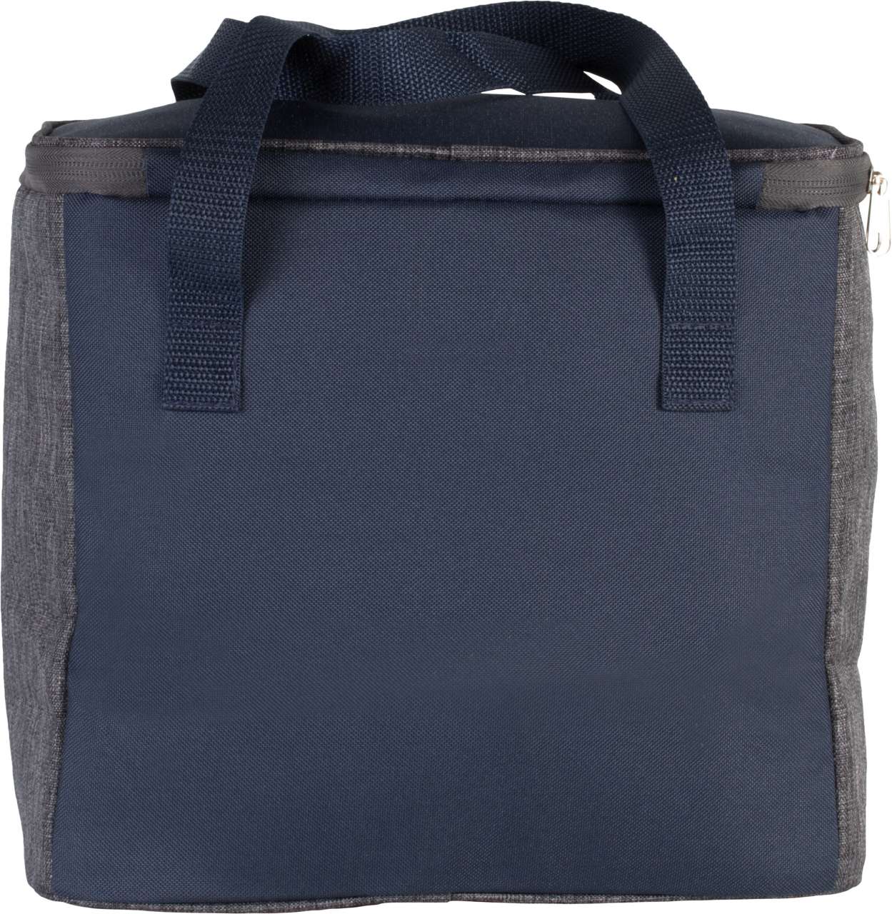 COOL BAG WITH ZIPPED POCKET - Light Blue Heather/Dark Grey - Additional