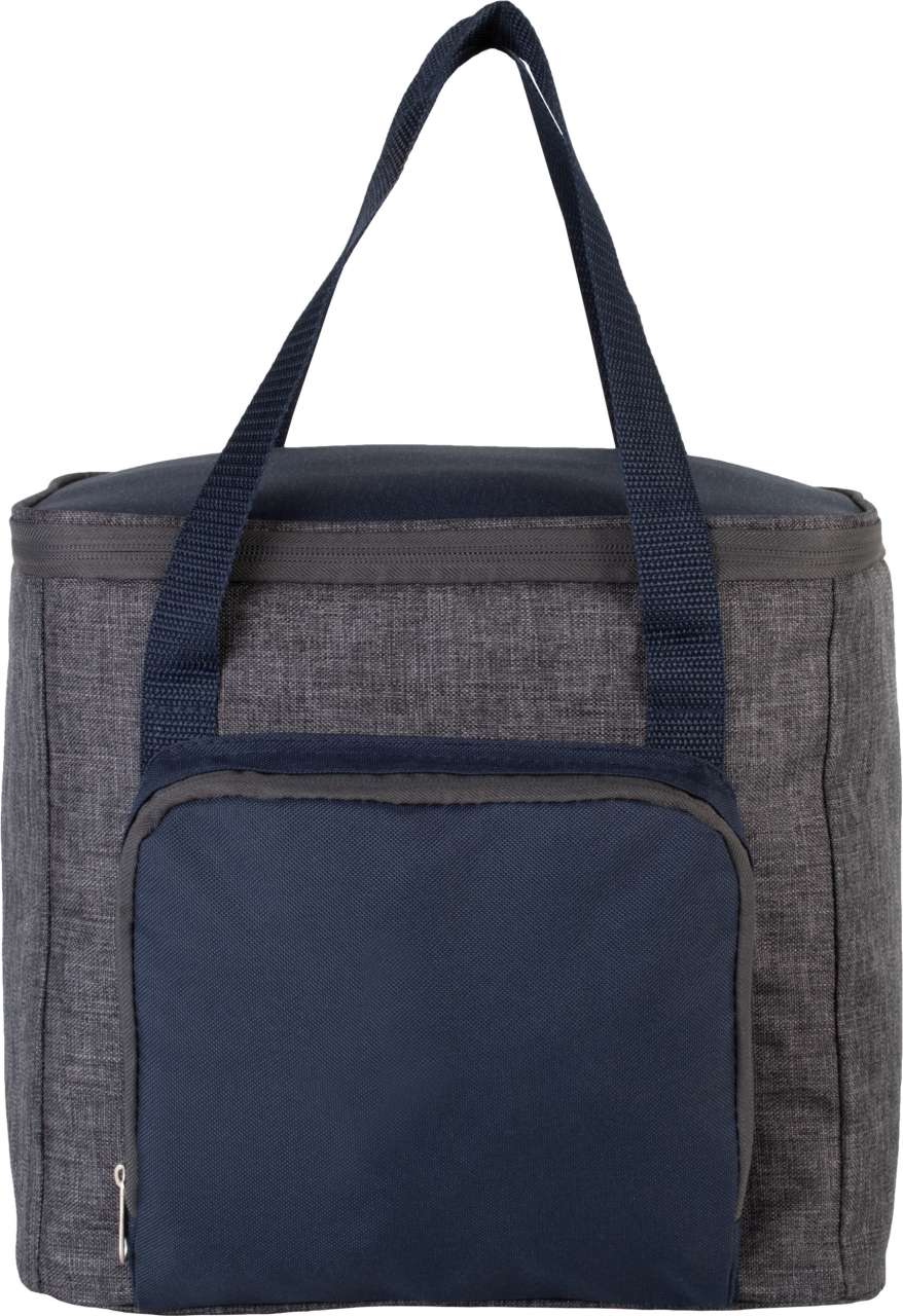 COOL BAG WITH ZIPPED POCKET - Dark Grey Heather/Navy - Additional