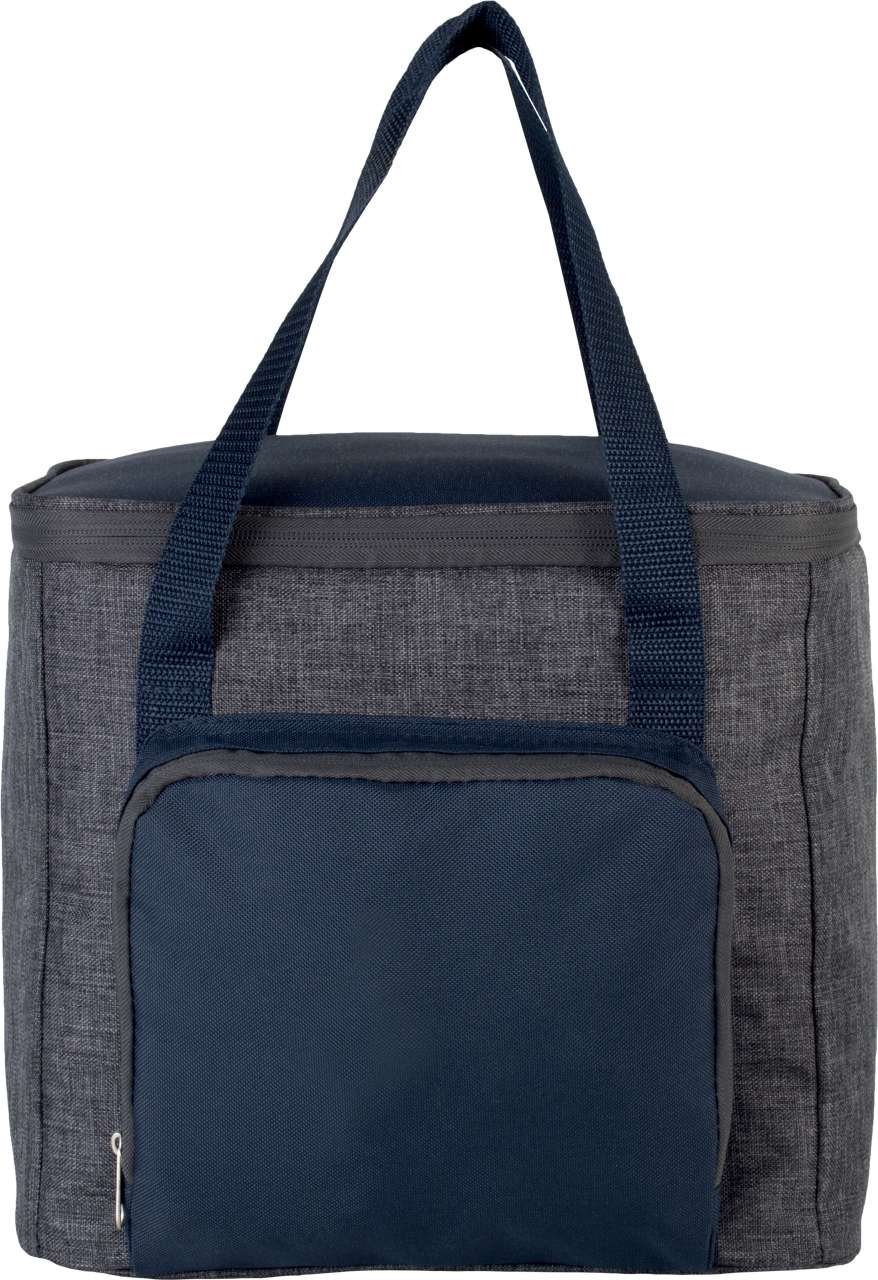 COOL BAG WITH ZIPPED POCKET - Dark Grey Heather/Navy - Main