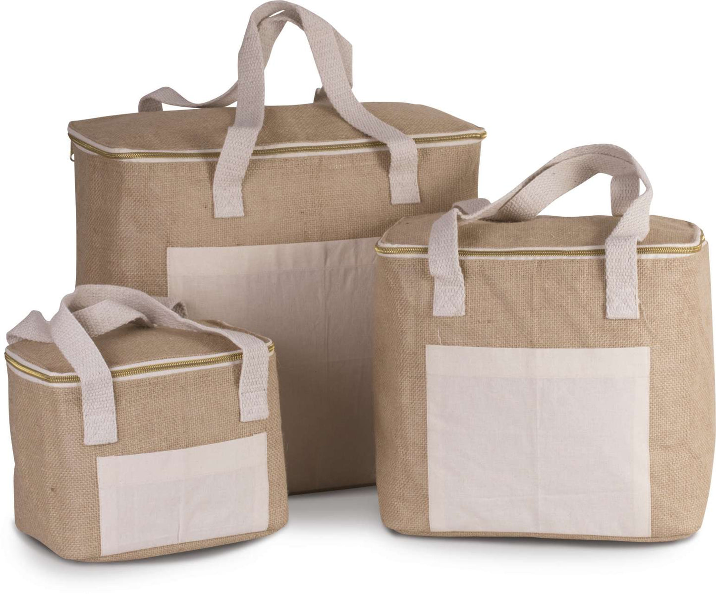 JUTE COOL BAG - MEDIUM SIZE - Natural - Additional