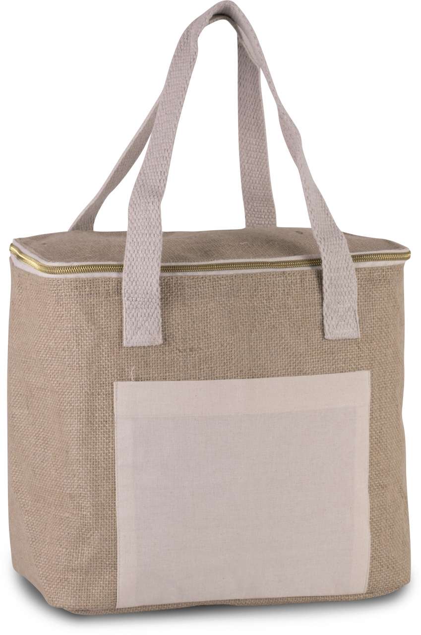JUTE COOL BAG - MEDIUM SIZE - Natural - Main