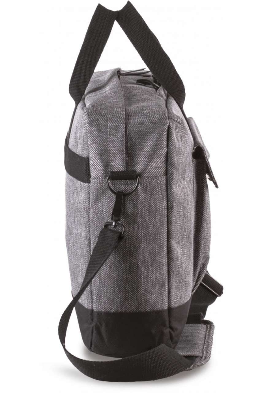 LAPTOP BAG - Grey Twill/Black - Additional