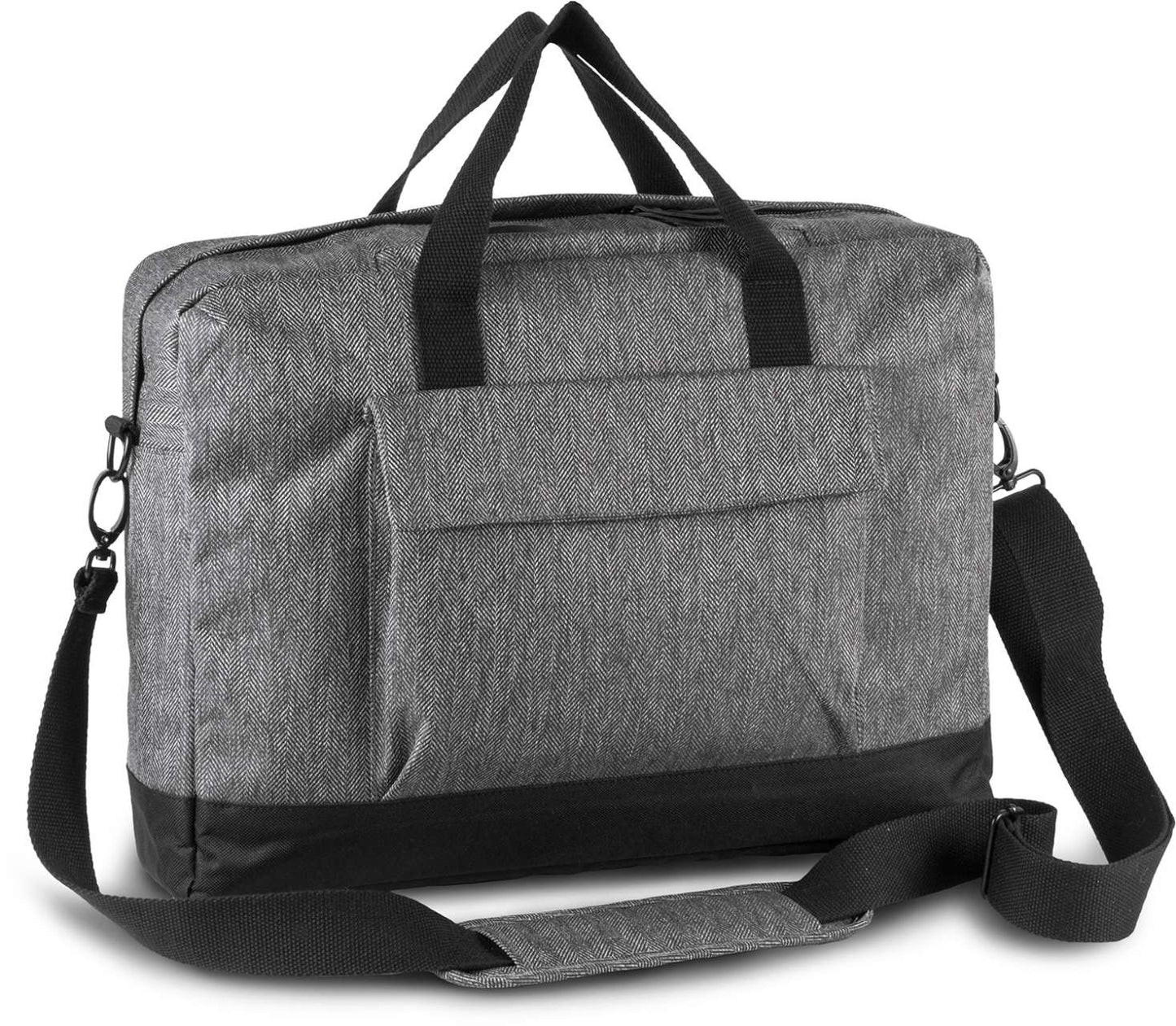 LAPTOP BAG - Grey Twill/Black - Additional