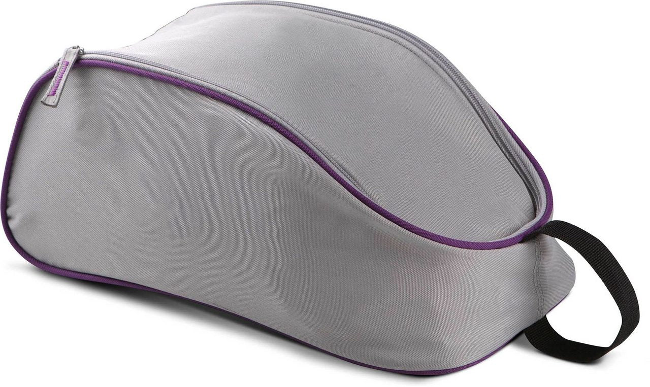 SHOE BAG - Light Grey/Purple - Main