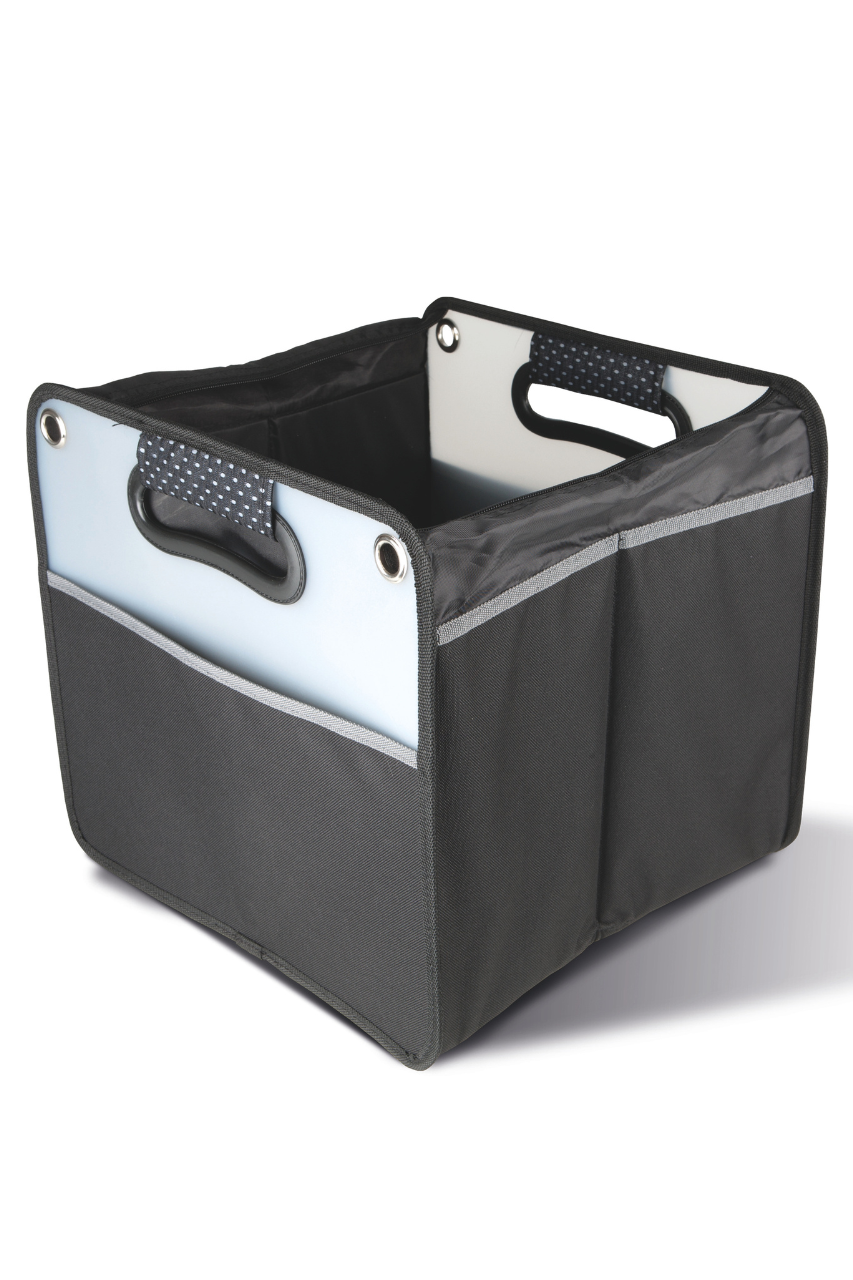 CAR BOOT ORGANISER WITH FLAP - Black - Model