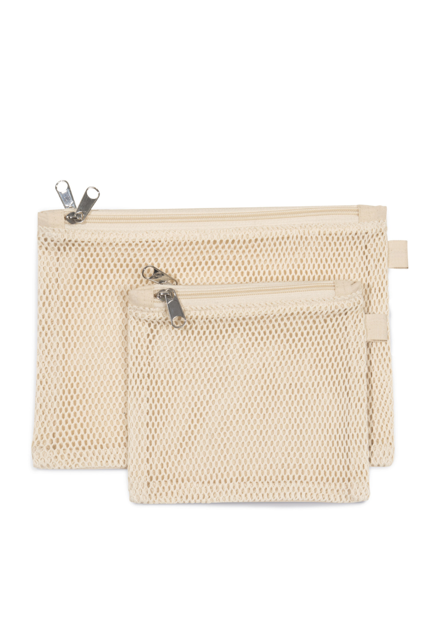 DOUBLE COMPARTMENT VANITY CASE - Natural - Model