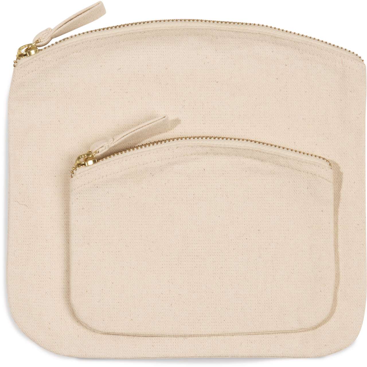 POUCH WITH ZIP FASTENING - Natural - Main