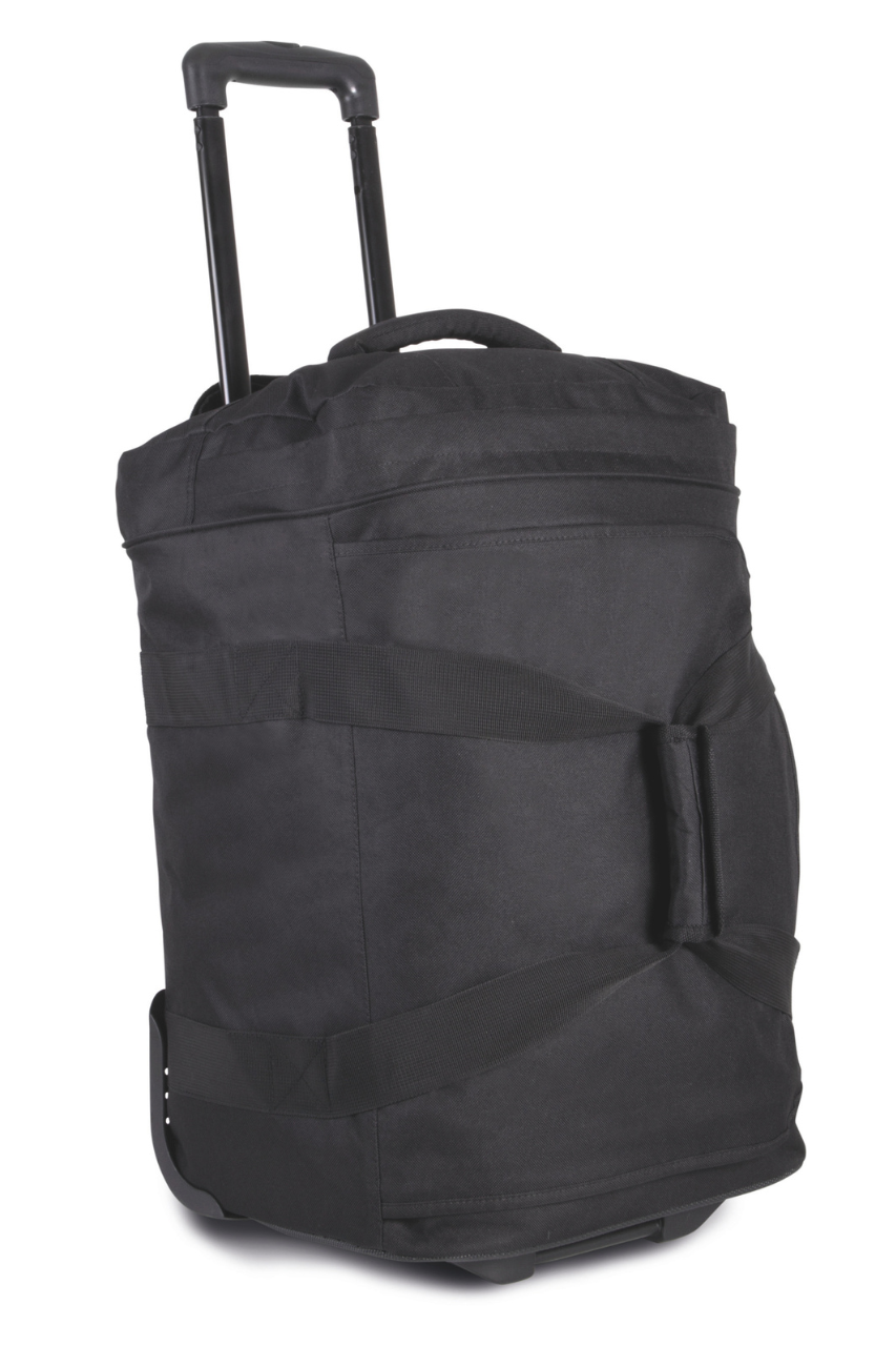 CABIN SIZE HOLDALL TROLLEY SUITCASE - Black - Model