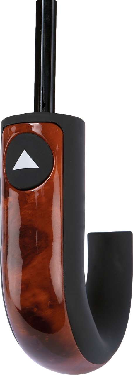 CLASSIC J HANDLE FOLDABLE UMBRELLA - Black - Additional