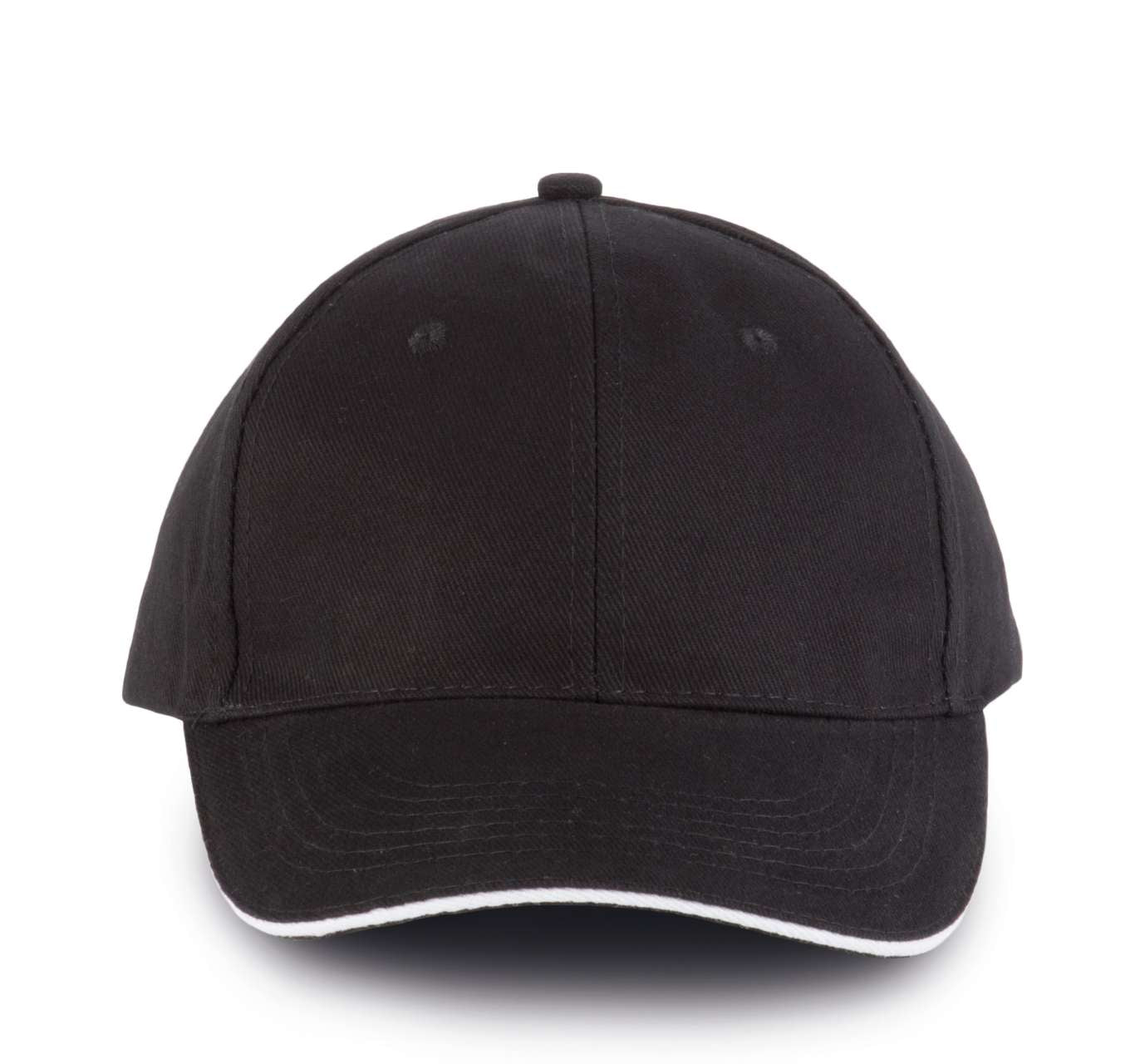 ORLANDO - 6 PANELS CAP - Black/White - Main