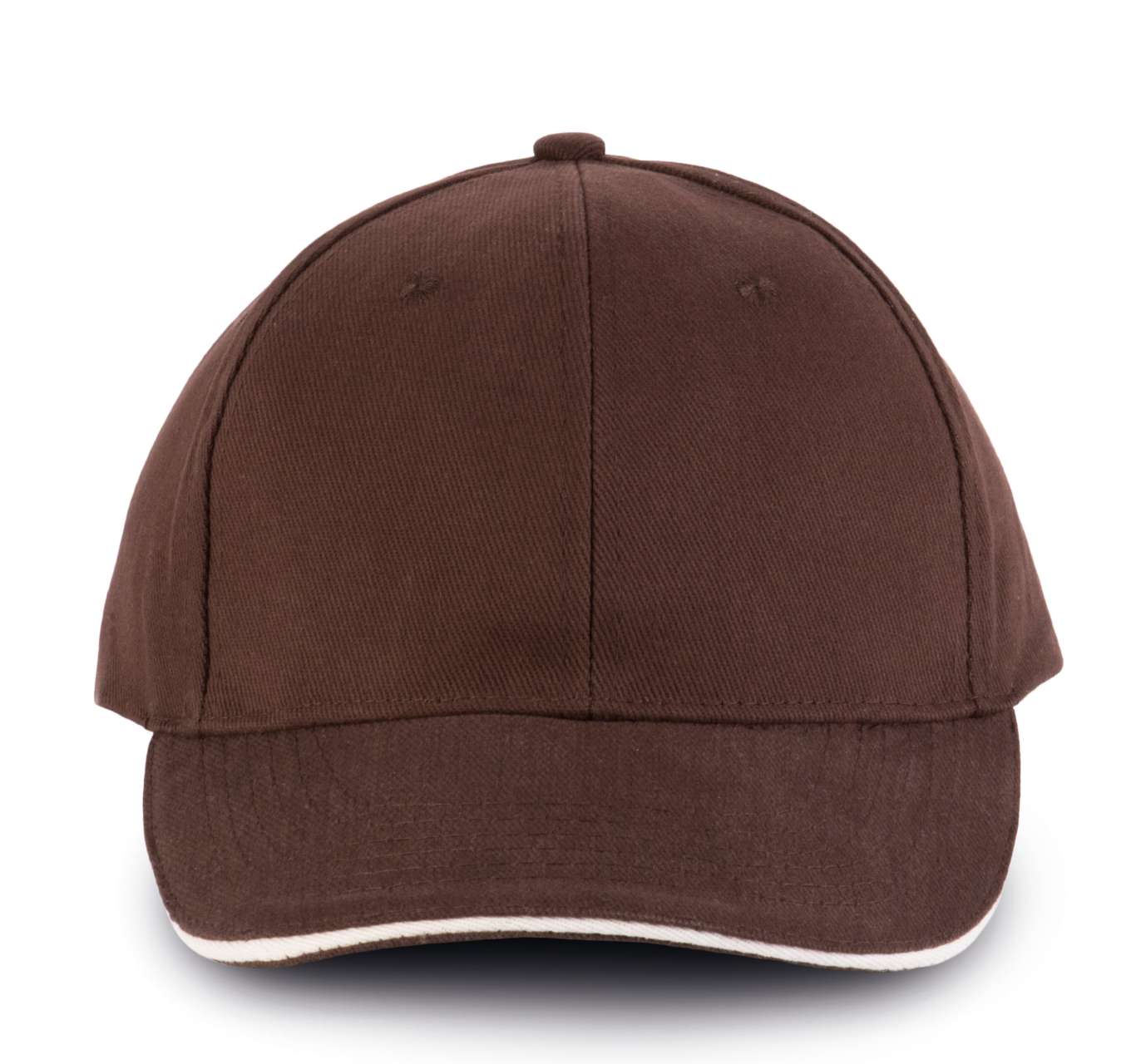 ORLANDO - 6 PANELS CAP - Chocolate/Beige - Main