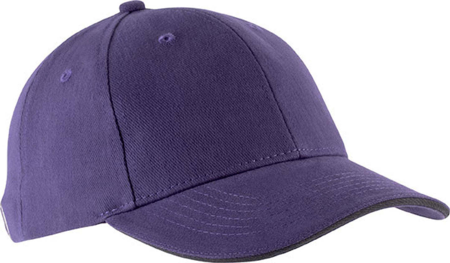 ORLANDO - 6 PANELS CAP - Purple/Dark Grey - Main