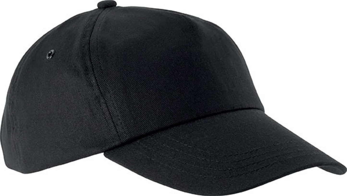 FIRST - 5 PANELS CAP - Black - Main