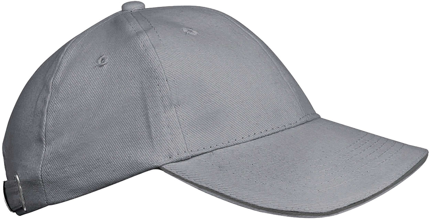 ORLANDO KIDS - KIDS' 6 PANELS CAP - Light Grey/Dark Grey - Main