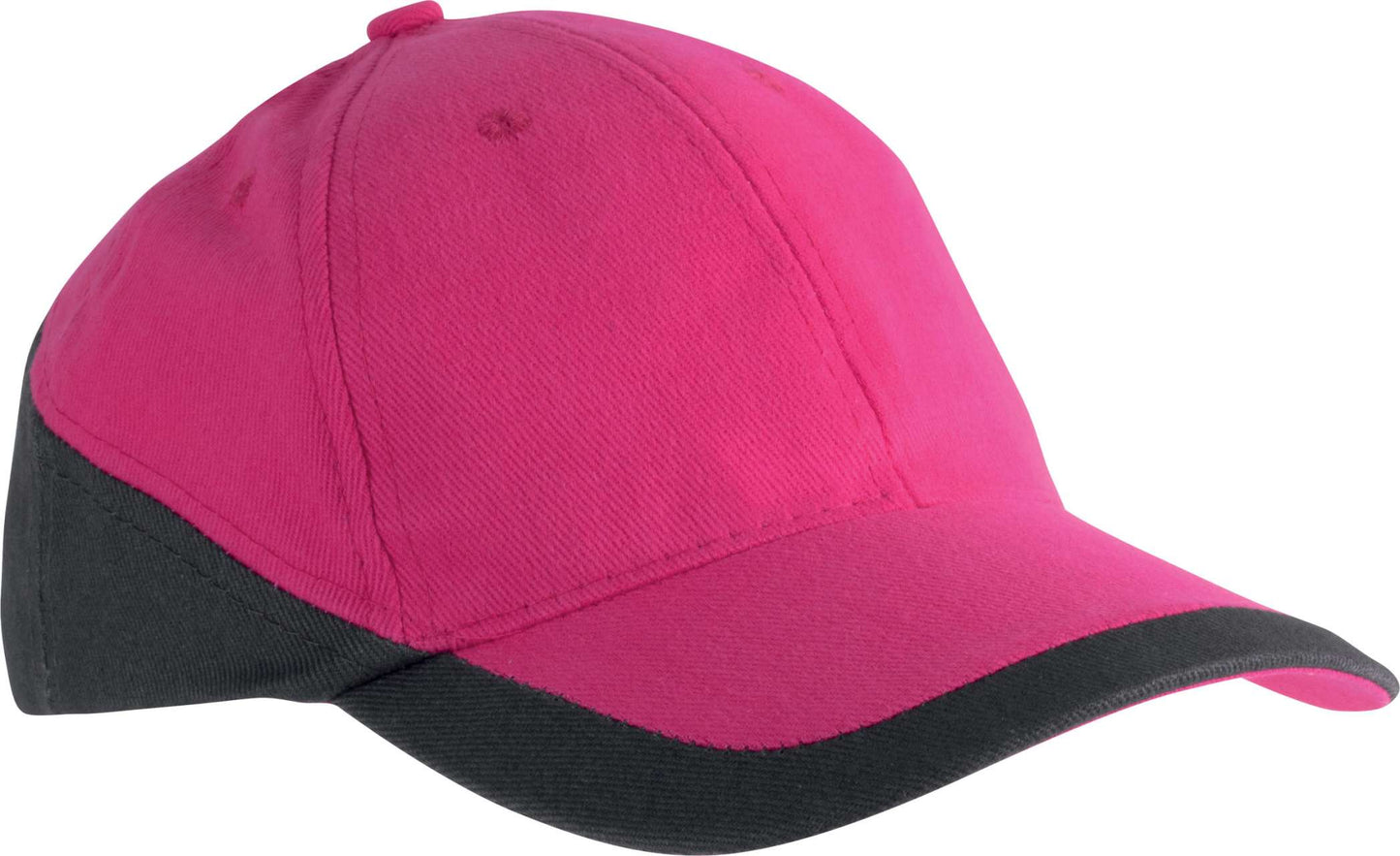 RACING - TWO-TONE 6 PANEL CAP - Fuchsia/Dark Grey - Main