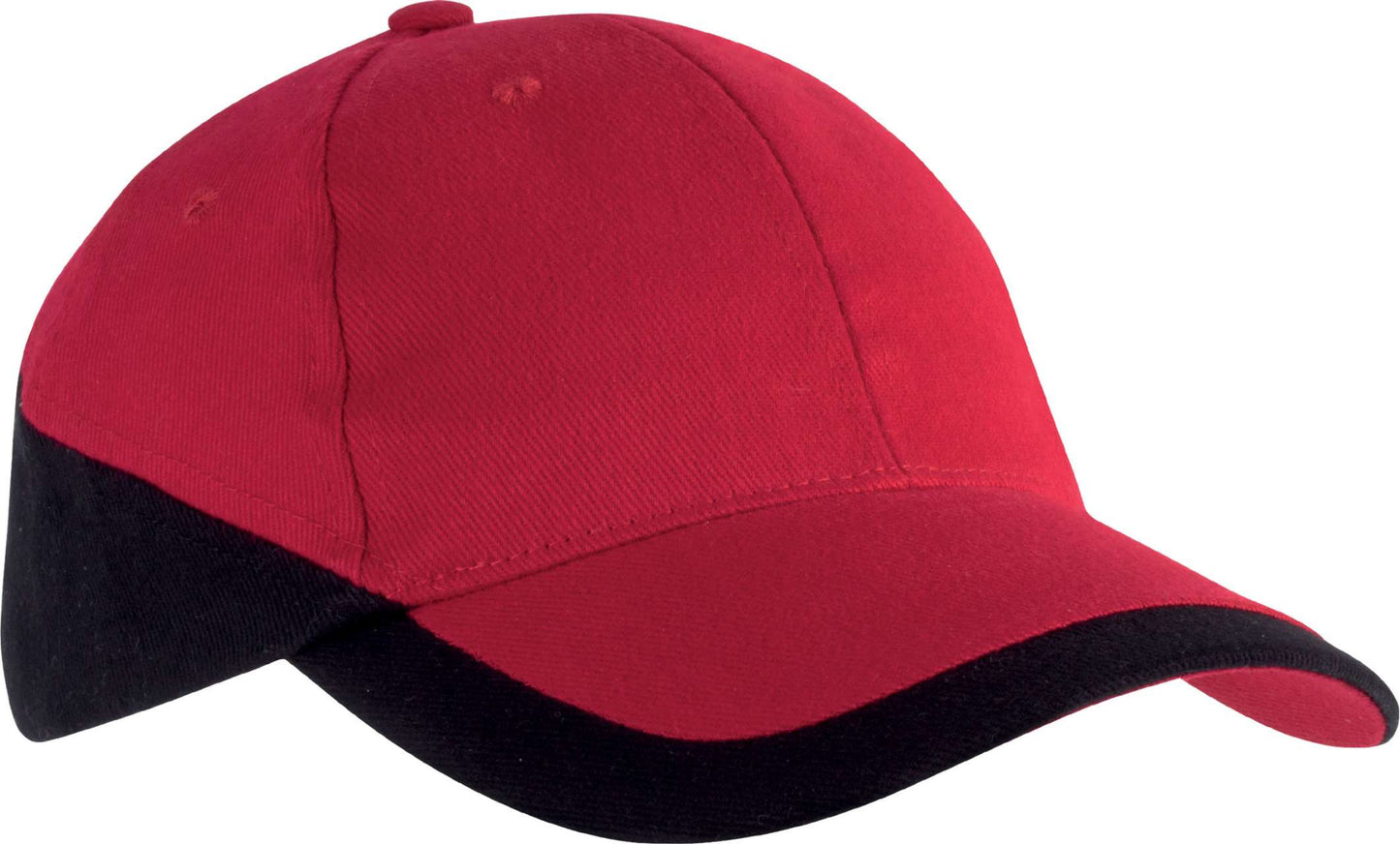 RACING - TWO-TONE 6 PANEL CAP - Red/Black - Main