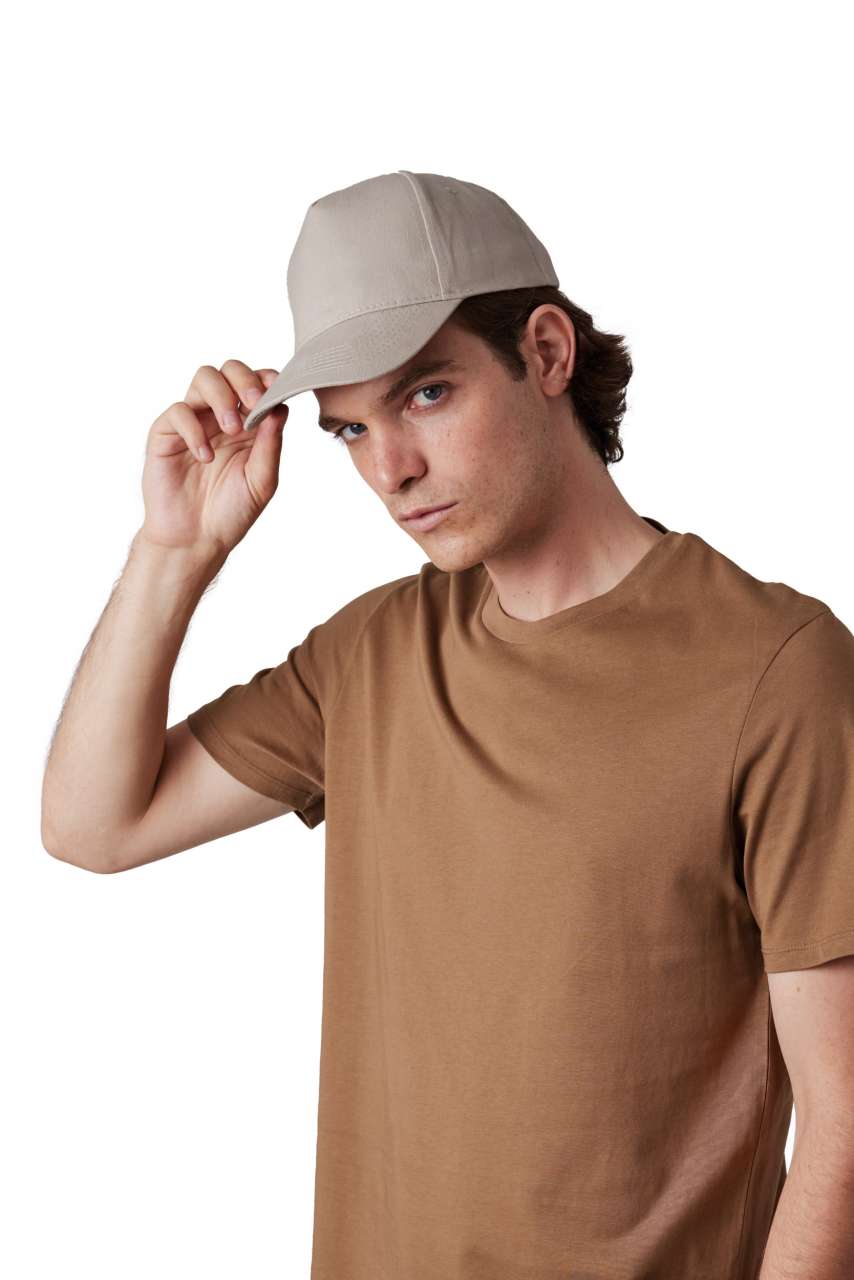 ACTION II - 5 PANELS CAP - Beige - Model