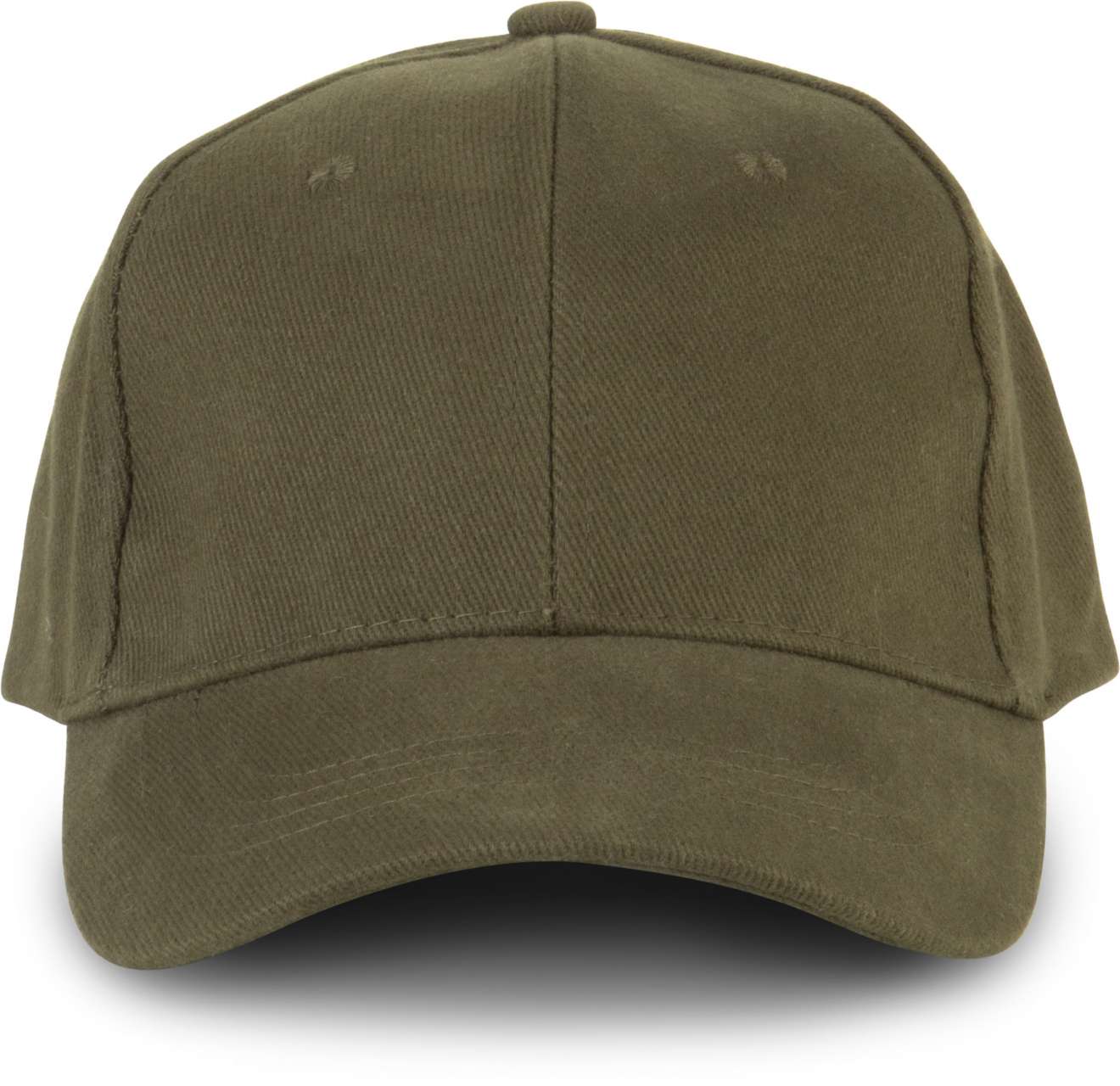 OEKOTEX CERTIFIED 6 PANELS CAP - Khaki - colorimageurl