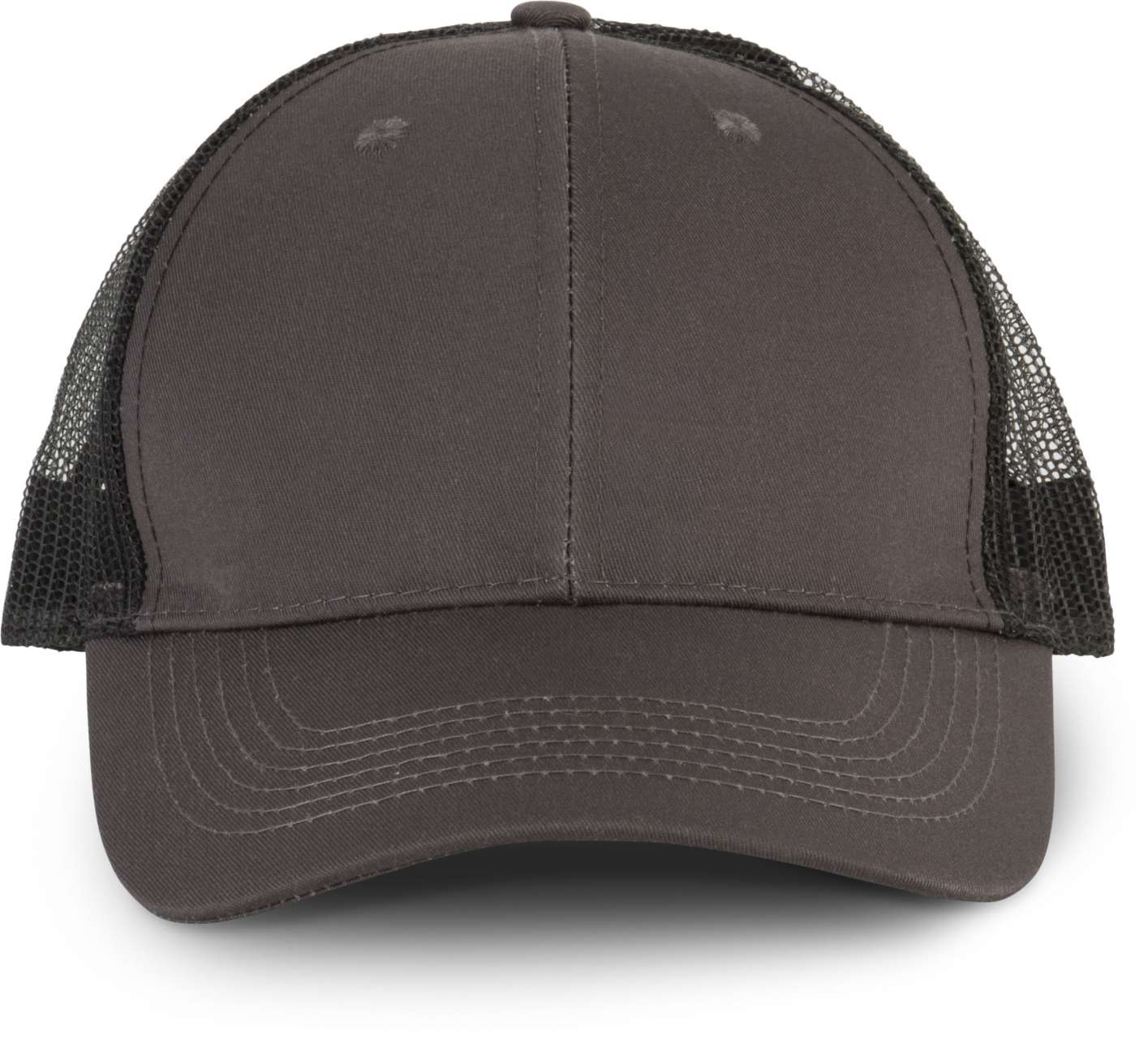 OEKOTEX CERTIFIED TRUCKER CAP - Shale Grey/Black - colorimageurl