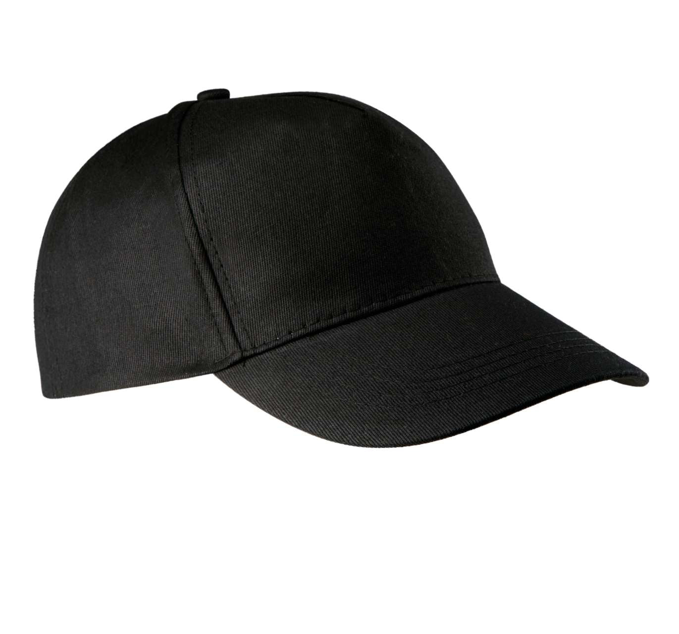 COTTON CAP - 5 PANELS - Black - Additional