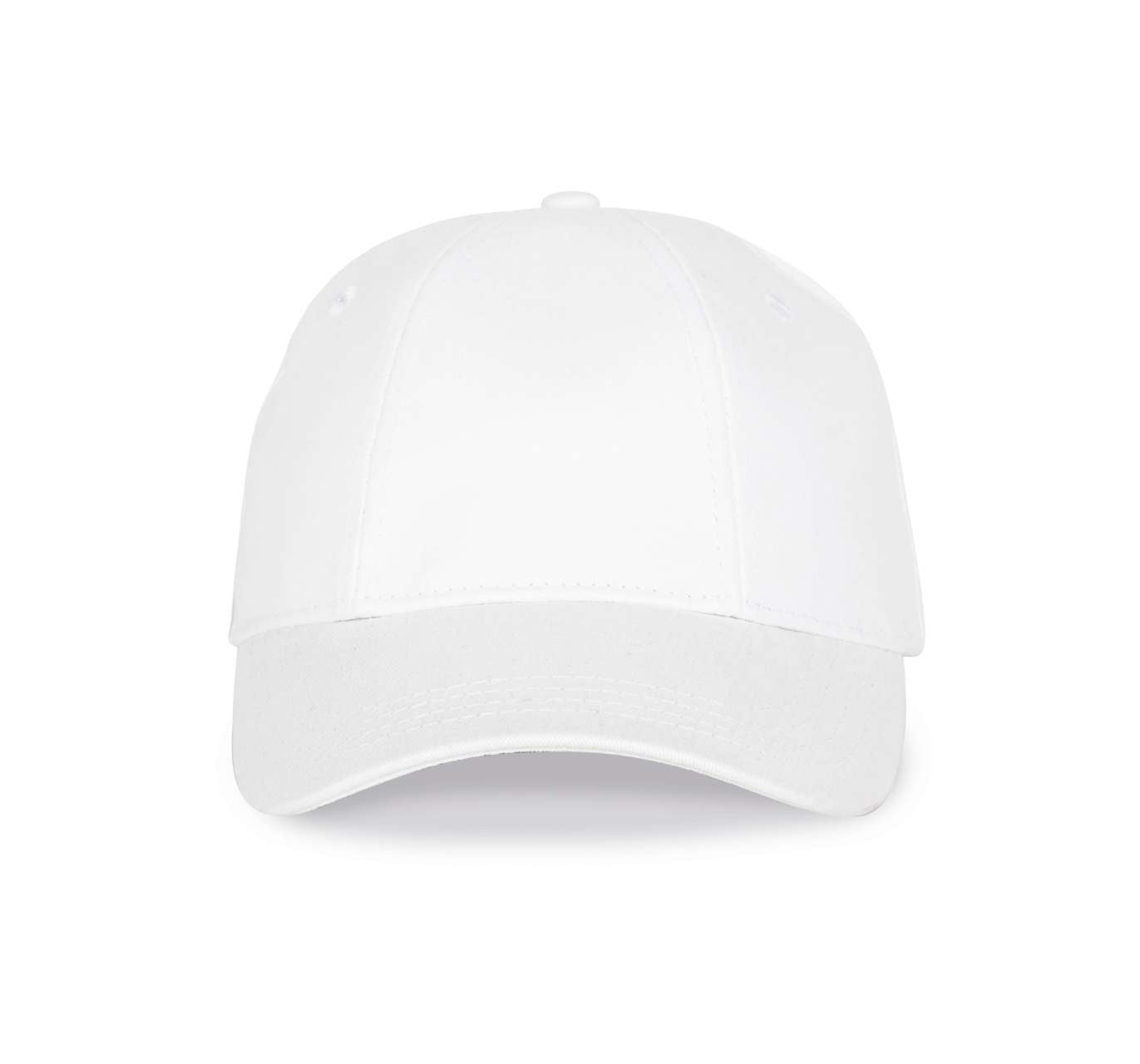 6 PANELS EASY-PRINT CAP - White - colorimageurl
