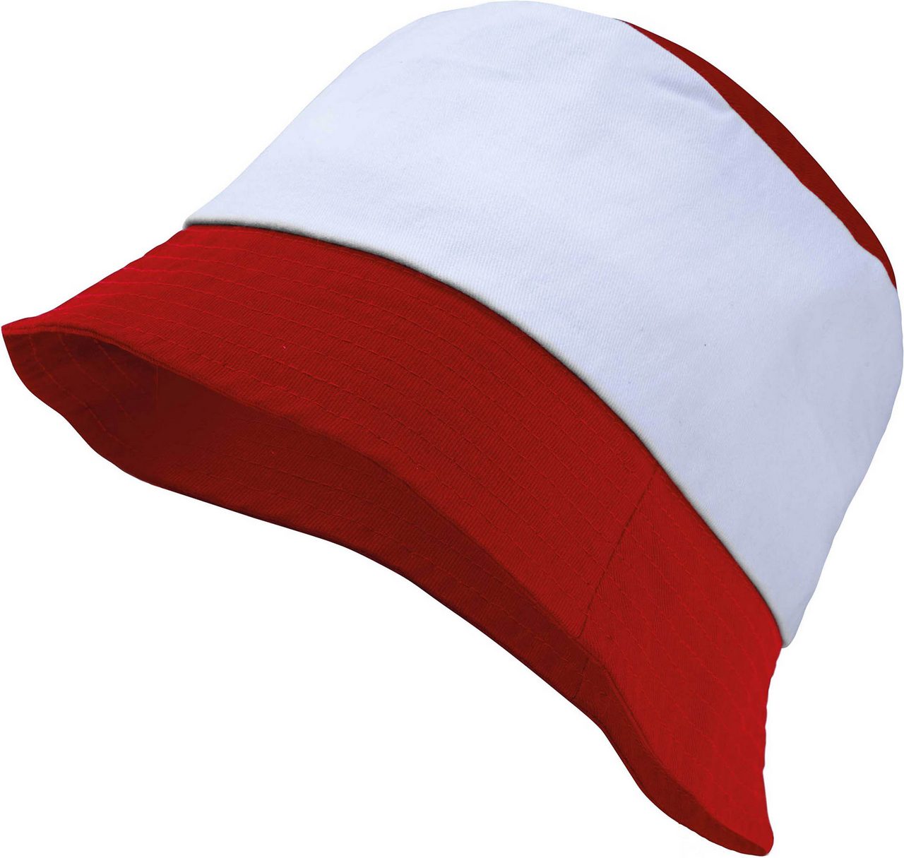 BUCKET HAT - Red/White - Main