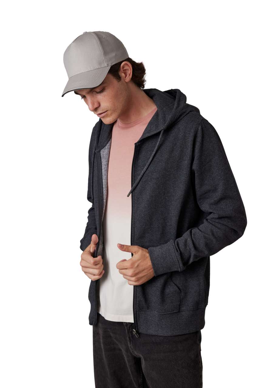 SANDWICH PEAK CAP - 5 PANELS - Yellow/Dark Grey - Model