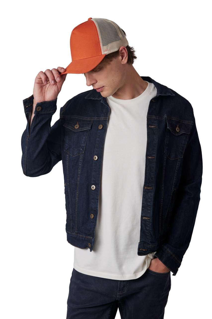 TRUCKER CAP - 5 PANELS - Black/Black - modelimageurl