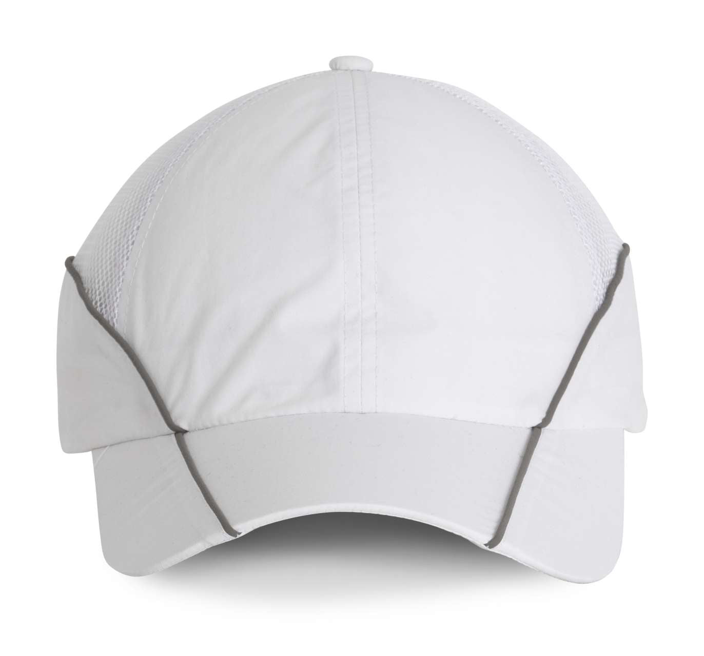 SOFT MESH CAP - 6 PANELS - White/Silver - colorimageurl