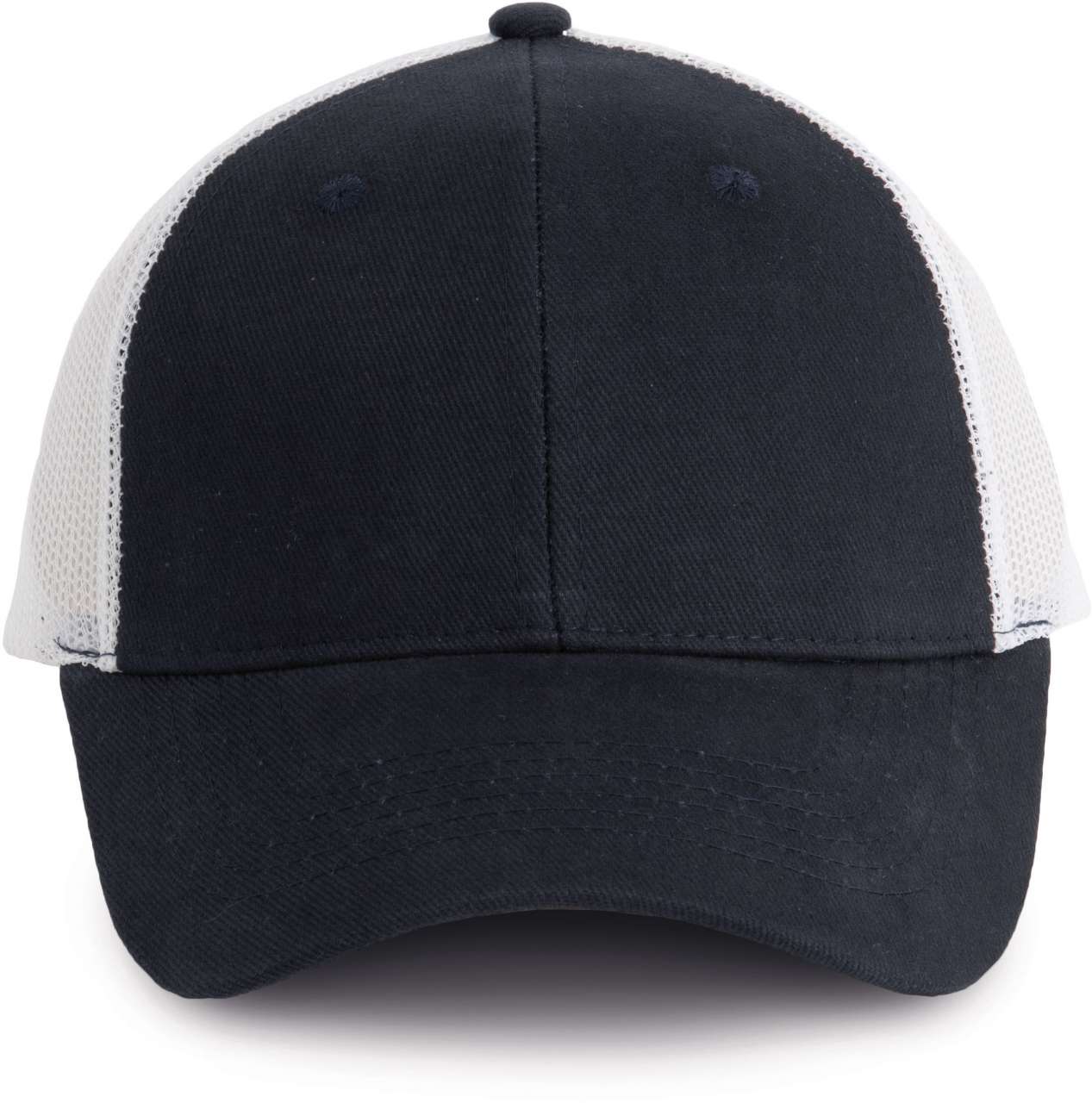 TRUCKER CAP - 6 PANELS - Navy/White - colorimageurl