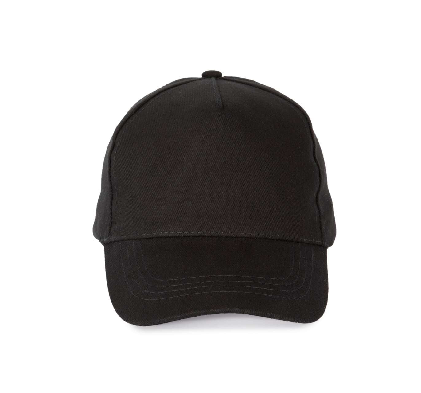 HEAVY COTTON CAP - 5 PANELS - Black - Main