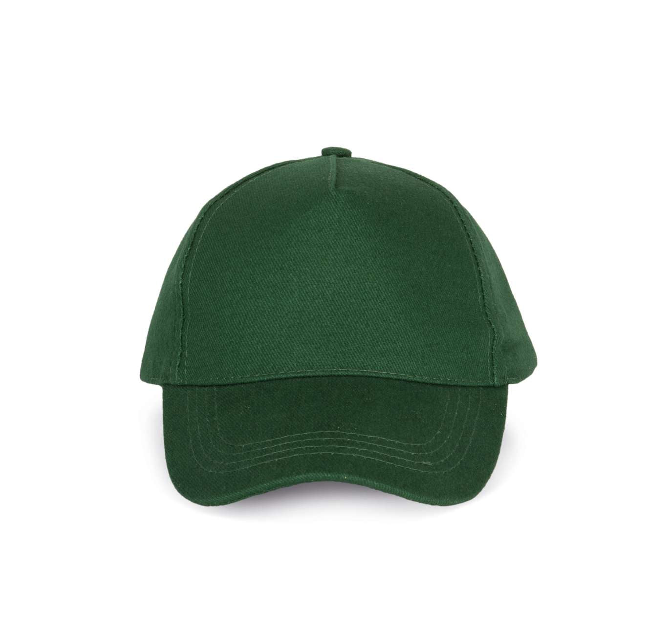 HEAVY COTTON CAP - 5 PANELS - Forest Green - Main